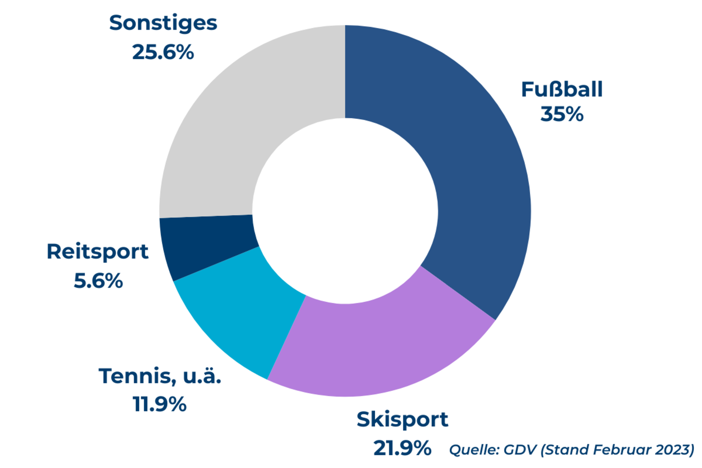 Sportunfall-Statistik von 2023: Beim Fußball passieren die meisten Verletzungen, dicht gefolgt vom Ski-Sport