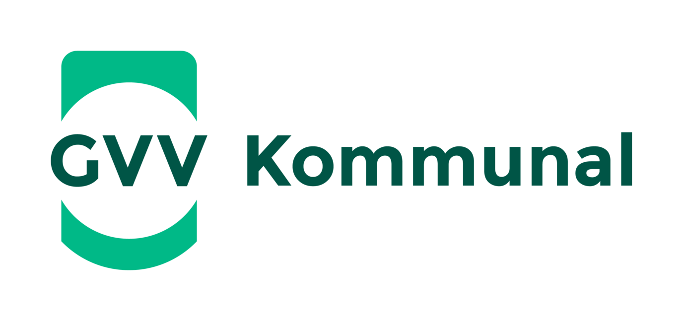 Grünes Logo der GVV Kommunal