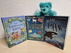 Kinderbücher „Das Glashaus-Geheimnis“, „Die Mittsommer-Bande“, „Als das Meer bebte“